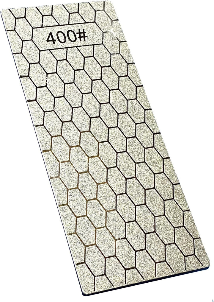 Yuejizhe 6 x Diamant-Steinschärfer, 400/600/800/1000/1200/2000 Schleifstein mit extra feiner/grober