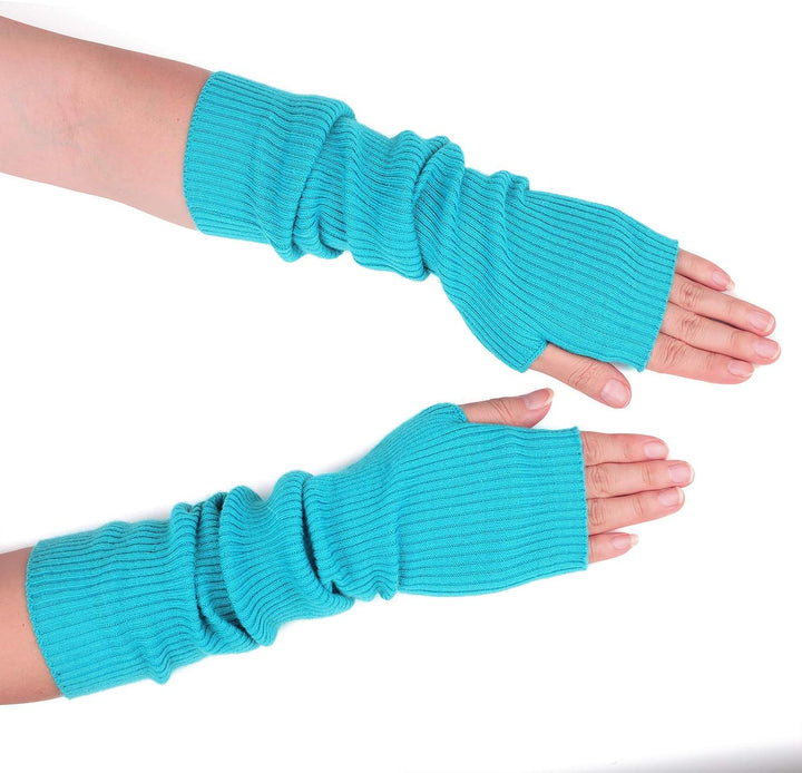 F Flammi Damen Armstulpen, Aqua Blue