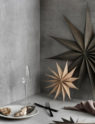 Broste Copenhagen Venok Stern, Sperrholz, Natural, L Deko Stern L Natural, Deko Stern L Natural