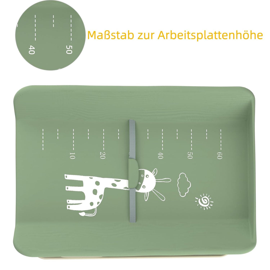 OHMG Wickeltisch,Baby Wickeltisch klappbar,faltbar und tragbar,Mobile Babypflegetisch,Traglast 25 kg