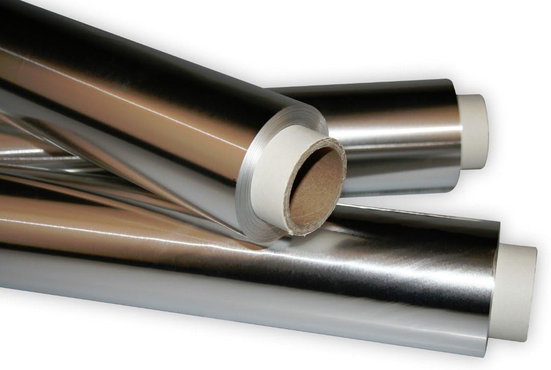 Industriefolie aus Aluminium 29,5cm x 50m Alufolie, Dicke 35my, 2er Set