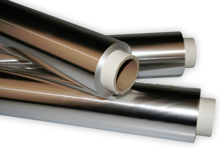 Industriefolie aus Aluminium 29,5cm x 50m Alufolie, Dicke 35my, 2er Set