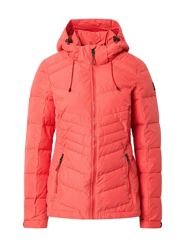 Killtec Damen Kow 149 Wmn Qltd Jckt Steppjacke mit abzippbarer Kapuze 36 00428-himbeere, 36 00428-hi