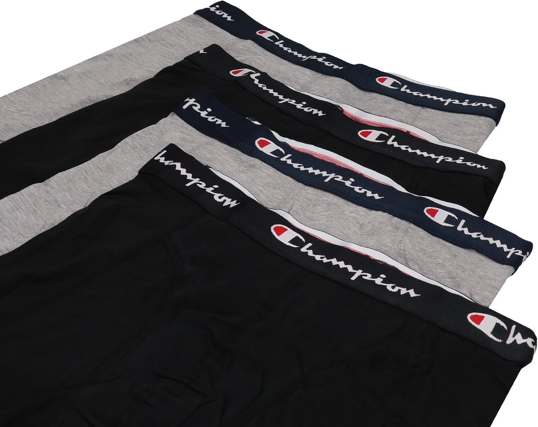 Champion Herren Retroshorts (4er Pack) M Grau, M Grau
