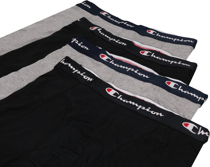 Champion Herren Retroshorts (4er Pack) M Grau, M Grau
