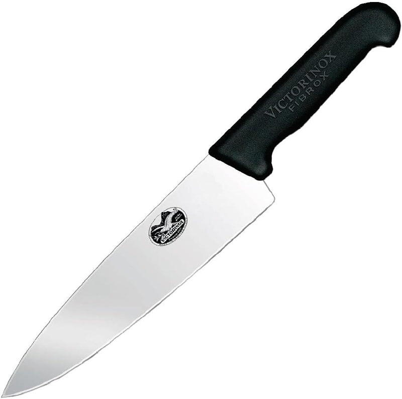 Victorinox 5.2063.20, coltello per sfilettare in acciaio inox da 20 cm, nero, standard Single, Singl