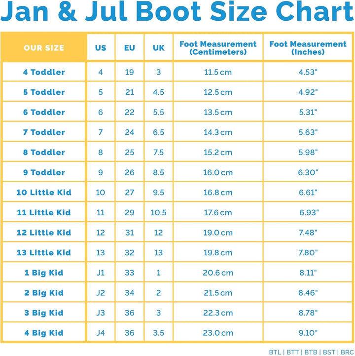 Jan & Jul Wasserdichte Isolierte Winterstiefel mit Fleecefutter für Kinder, Super Leicht & Waschbar
