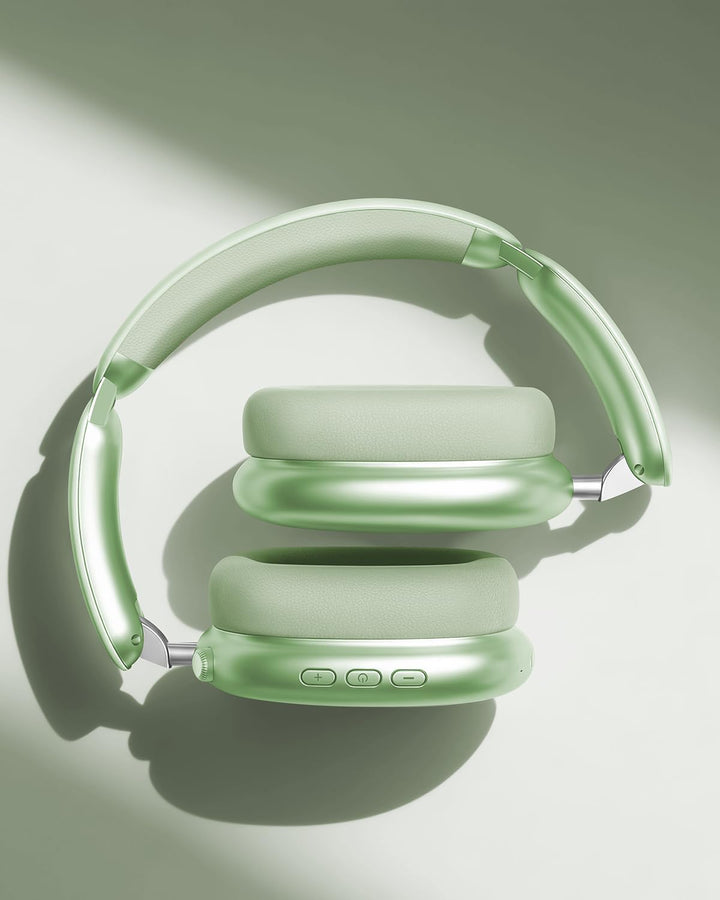 Wentronic Y02 Aktive Noise Cancelling Kopfhörer,60 Std.5 EQ-Musikmodi,Hi-Res-Audio,Tiefe Bässe,faltb