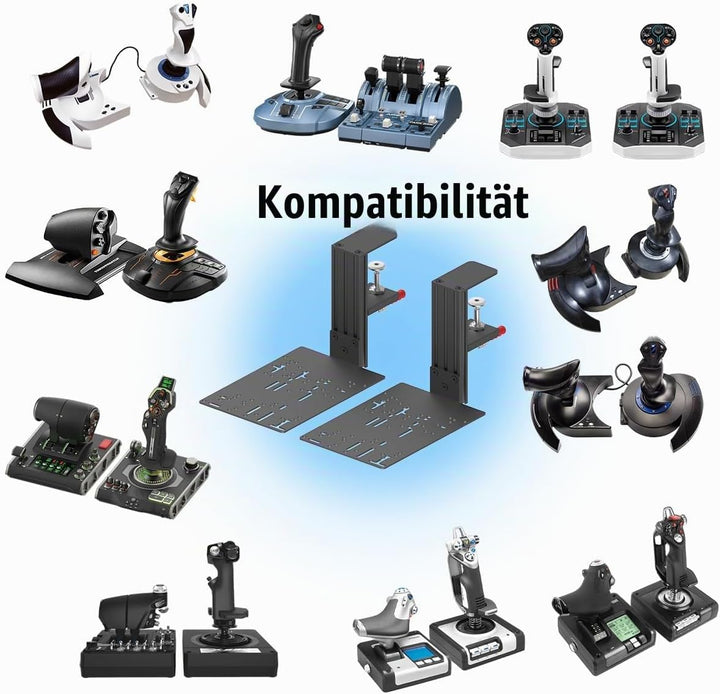 Desk Mount Compatible with Thrustmaster T - Flight Hotas One, T - Flight Hotas 4, T - Flight Hotas X
