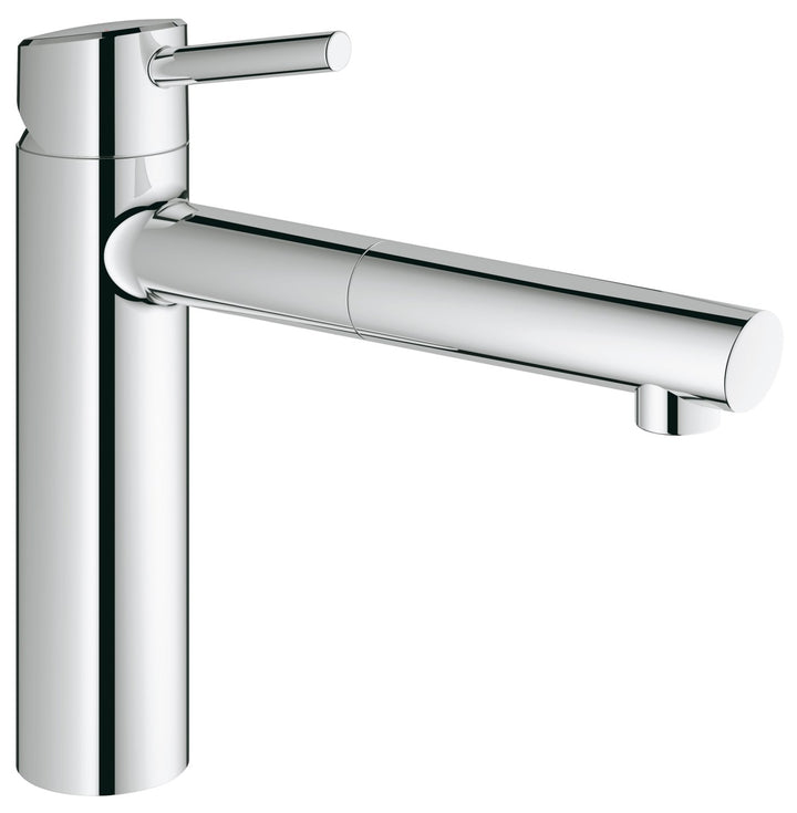 GROHE Concetto Küchenarmaturen - Einhand-Spültischbatterie (DN 15, mittelhoher Auslauf) chrom, 31129