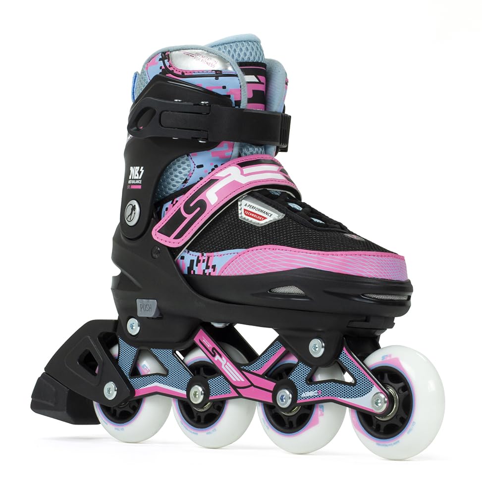 SFR Pixel Inlineskates für Mädchen (Blau – 37 – 40,5 EU)