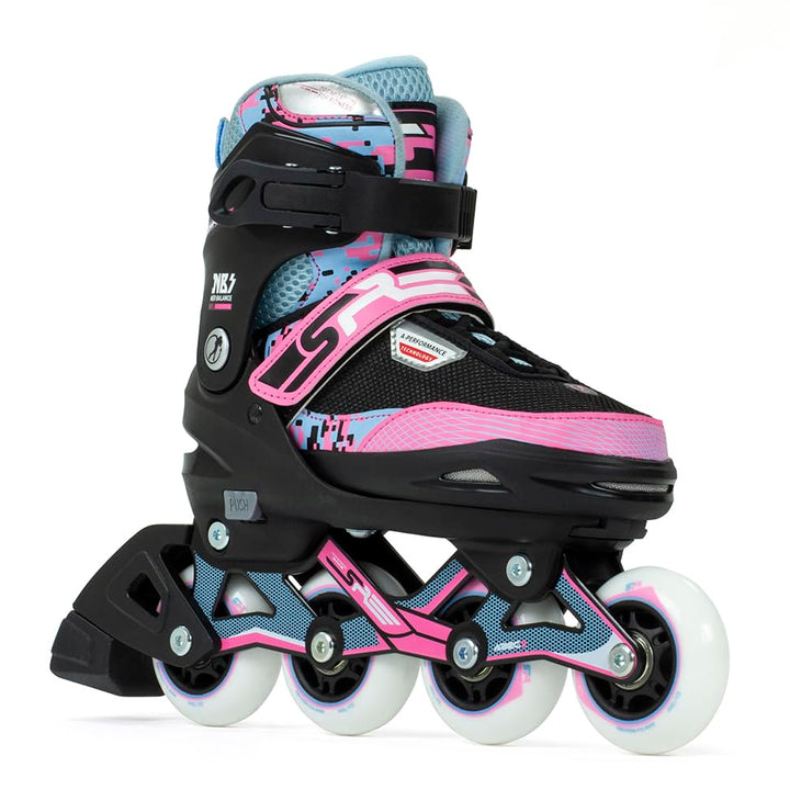 SFR Pixel Inlineskates für Mädchen (Blau – 37 – 40,5 EU)