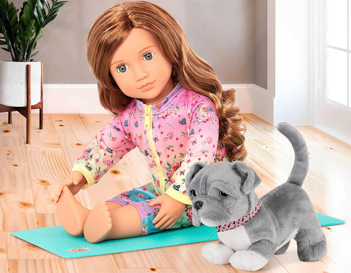 Our Generation BD37801Z - Pitbull Welpe Puppy - beweglich Pitbull Pup, Pitbull Pup