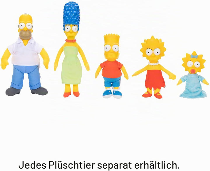 Die Simpsons Lisa Plüsch 20 cm, offiziell lizenziert, weiche Plüsch-Lisa mit geformtem Kopf, sehr de