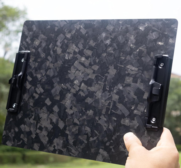 Echtes 3K-Kohlefaser-Klemmbrett, Ultraleicht,Robust und tragbar,1.5 mm Dicke, schwarz, geeignet für