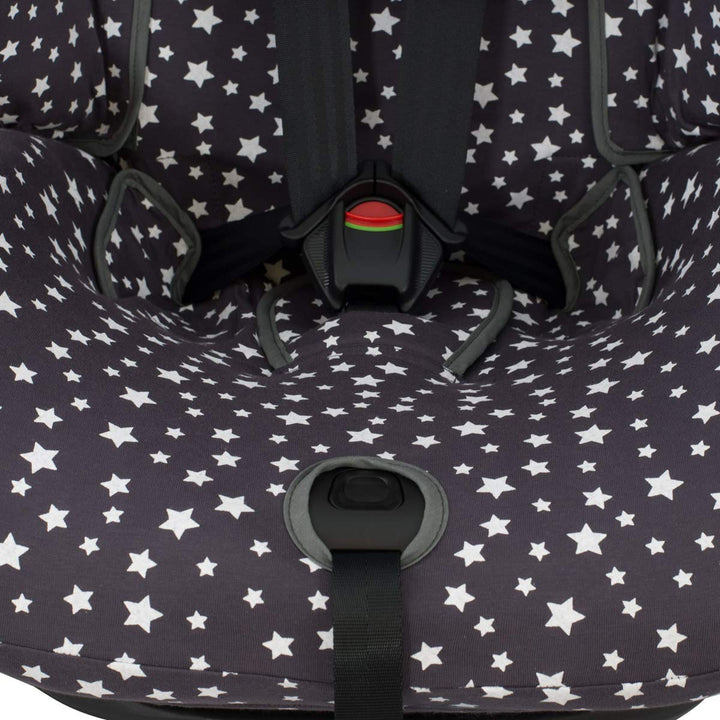 JYOKO KIDS Bezug für Autositz kompatibel mit Kinderkraft Myway, aus Baumwolle (Winter Sky), Winter S