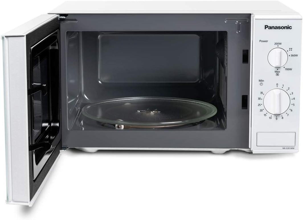 Panasonic NN-E201WMEPG Solo Mikrowelle (800 Watt, 20 Liter) weiss Weiss Ohne