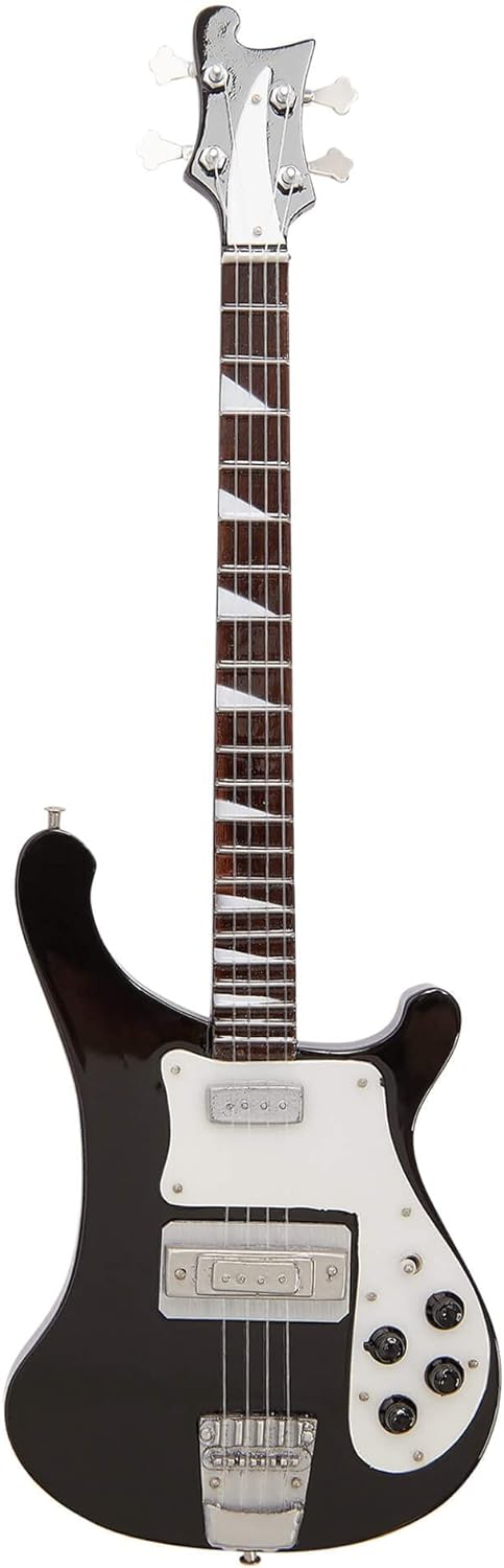 Bruce Foxton Miniatur-Gitarren-Nachbildung, handgefertigt, Ornament, 1/4-Massstab, inkl. Displaybox,