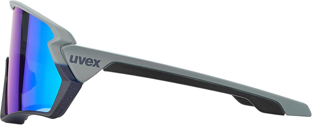 uvex Unisex Sportstyle 231 Sportbrille (1er Pack) Einheitsgrösse rhino deep space mat/blue, Einheits