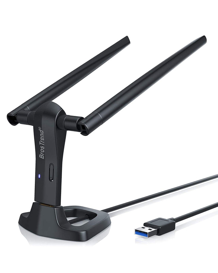 BrosTrend 1200 Mbit/s USB WLAN Stick Linux für Ubuntu, Mint, Kali, Debian, Lubuntu, Xubuntu, Mate, Z
