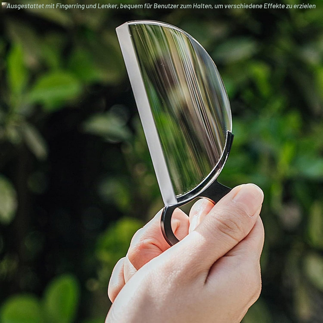 Vikye SLR-Filter für Kameras, 80 Mm, Halbmond-Handkameraobjektiv, Prisma, Optisches Glas, Filterobje