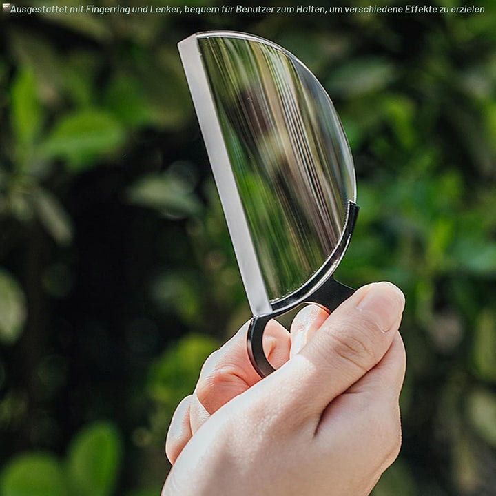 Vikye SLR-Filter für Kameras, 80 Mm, Halbmond-Handkameraobjektiv, Prisma, Optisches Glas, Filterobje