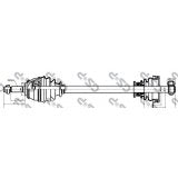 GSP 245084 Antriebswelle