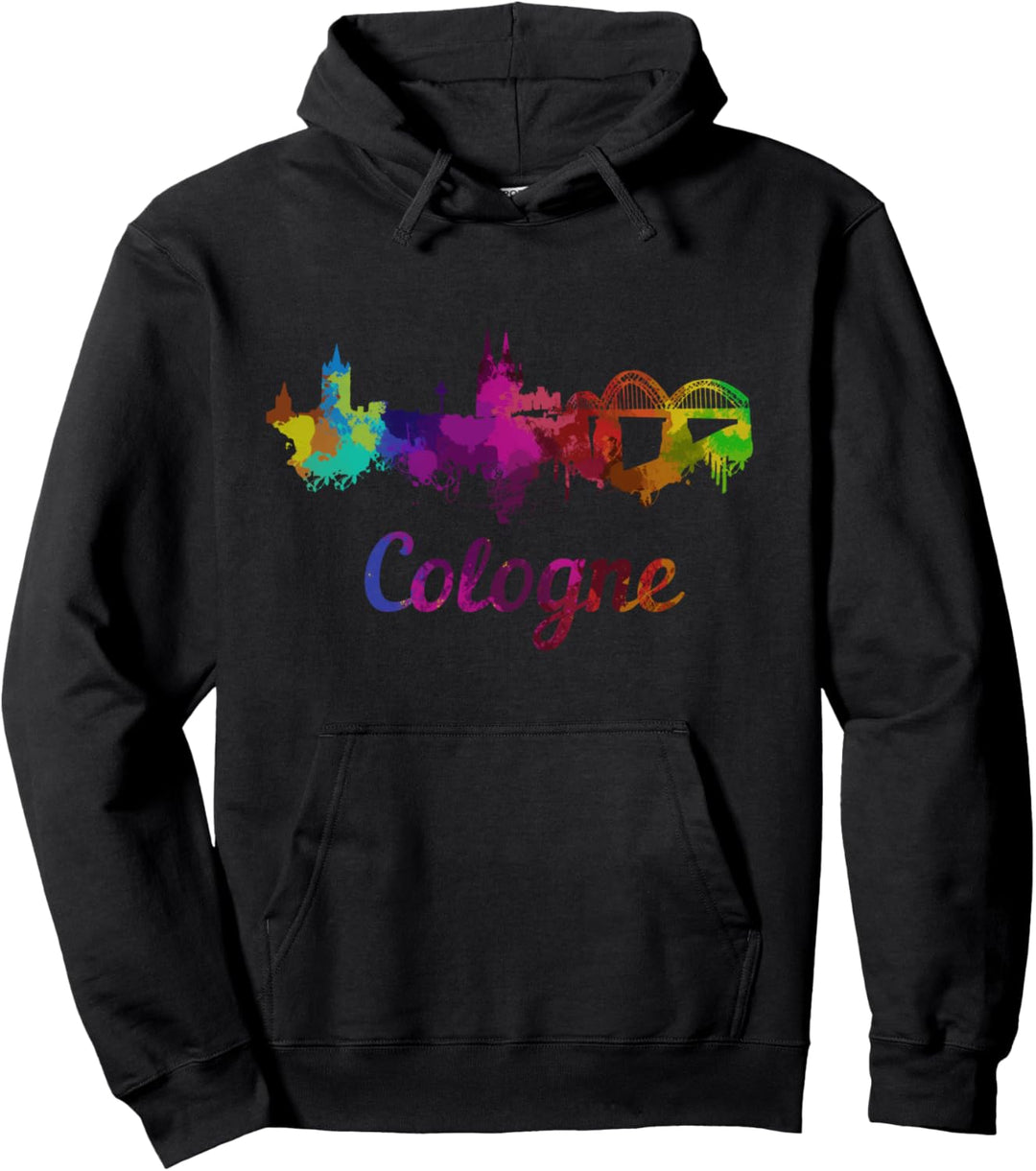 Köln Skyline bunt - Köln ist eine bunte Stadt Pullover Hoodie
