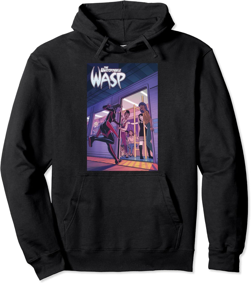 Marvel The Unstoppable Wasp Comic Cover Pullover Hoodie