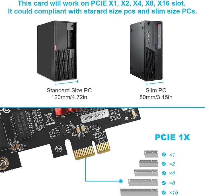 Dual-Port PCIe Gigabit Netzwerkkarte PCI Express Gigabit Ethernet Adapter mit Intel 82575/6 Ports PC