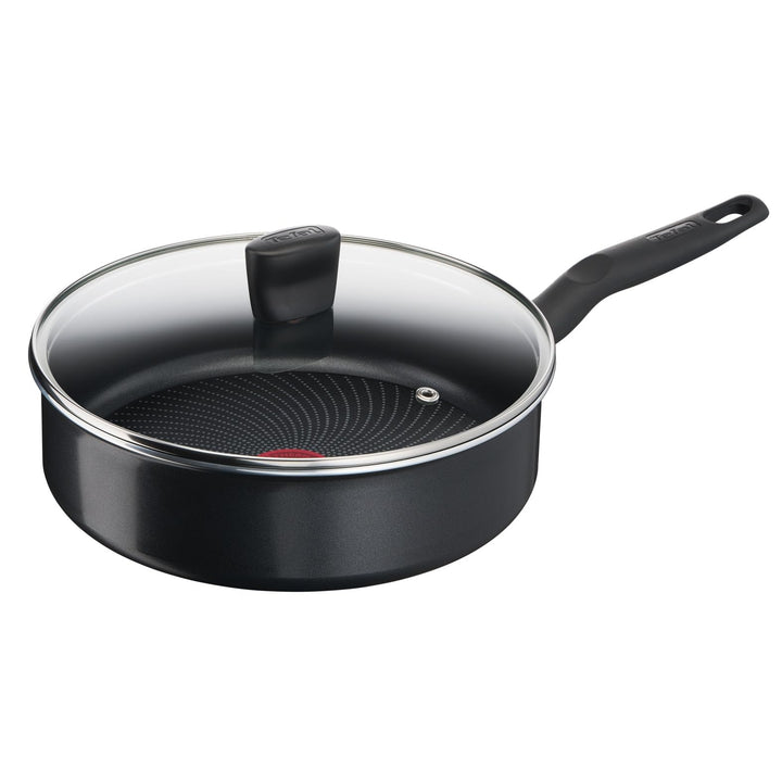 Tefal C26732 Start'Easy Schmorpfanne mit Decke 24 cm | Aluminium | Titanium-Antihaftversiegelung | T