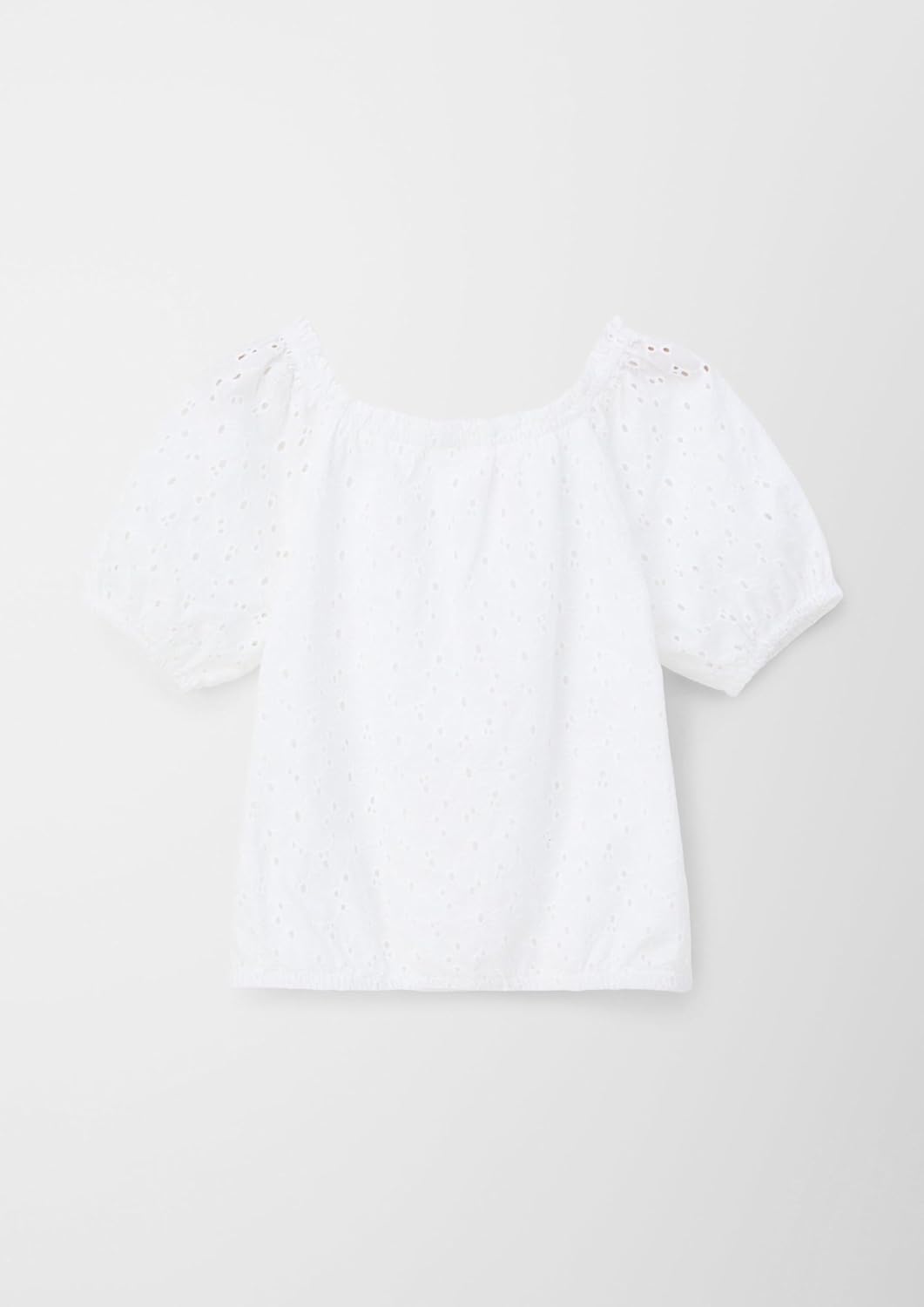 s.Oliver Bluse aus Broderie Anglaise 152 Weiss, 152 Weiß