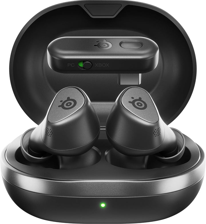 SteelSeries Arctis GameBuds Gaming-Kopfhörer für Xbox, kabellos, 2,4 GHz + BT 5.3, aktive Geräuschun