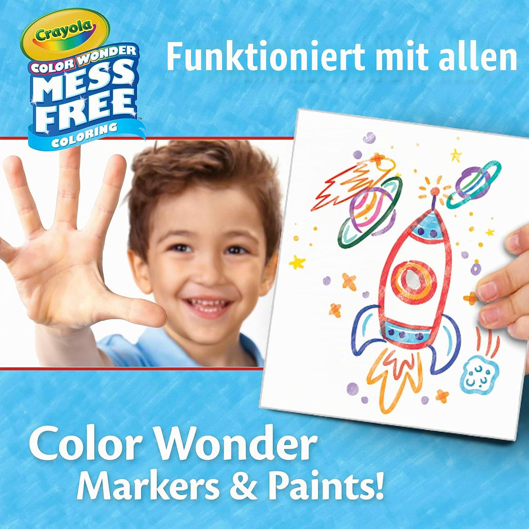 Crayola Color Wonder Mess Free Coloring, Blanko-Malseiten, 50 Stück, bedruckbares Nachfüll-Set