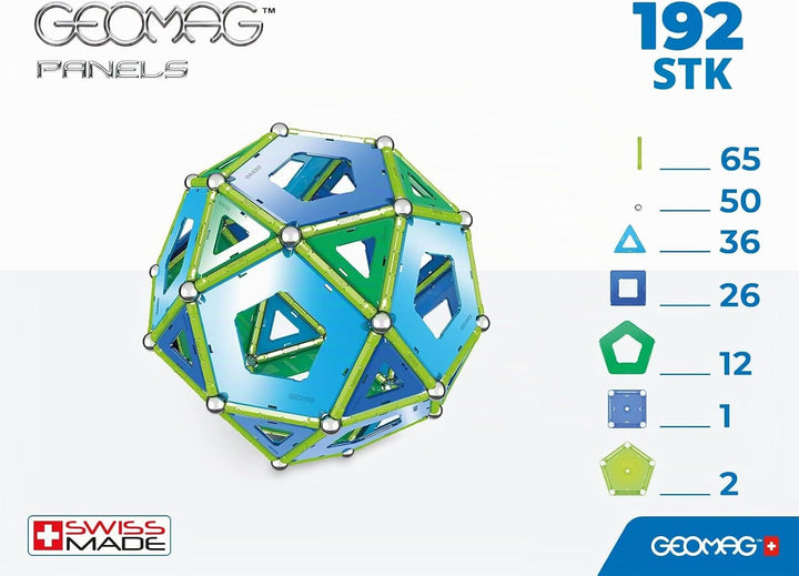 Geomag, Classic Panels, 464, Magnetkonstruktionen und Lernspiele, Konstruktionsspielzeug, 5 Jahre to