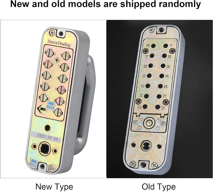 Mechanisches Tastaturschloss mit Tasten, Doppelseitiger Griff, Mechanisches Zahlenschloss, Mechanisc