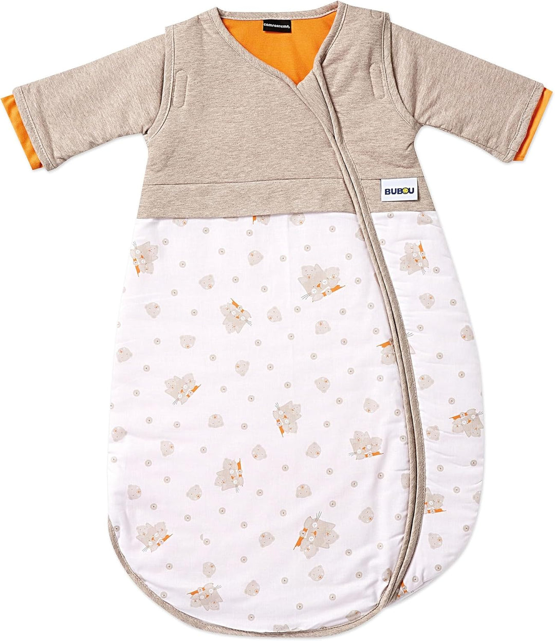 Gesslein 770097 Bubou Babyschlafsack mit abnehmbaren Ärmeln: Temperaturregulierender Ganzjahreschlaf
