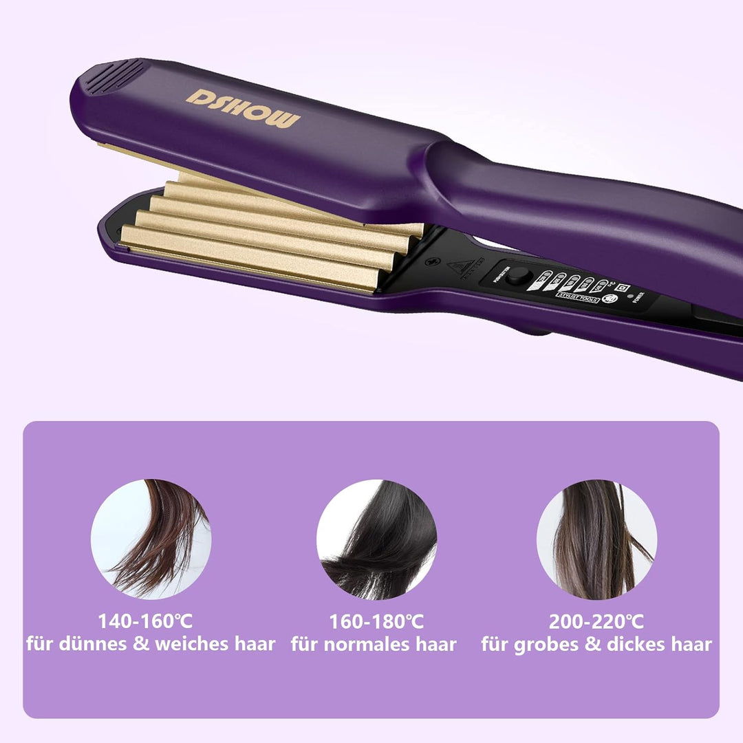 Kreppeisen für die Haare DSHOW Keramik Crimping iron for Hair Glätteisen Haarglätter Kreppeisen und