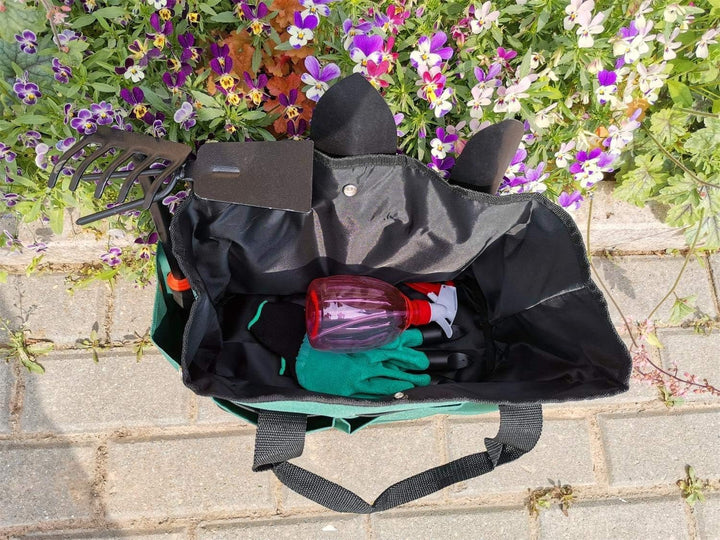 Namvo Gartenwerkzeugset, Garten-Einkaufstasche mit Mehreren Taschen für das Gartenwerkzeug-Kit, Gart