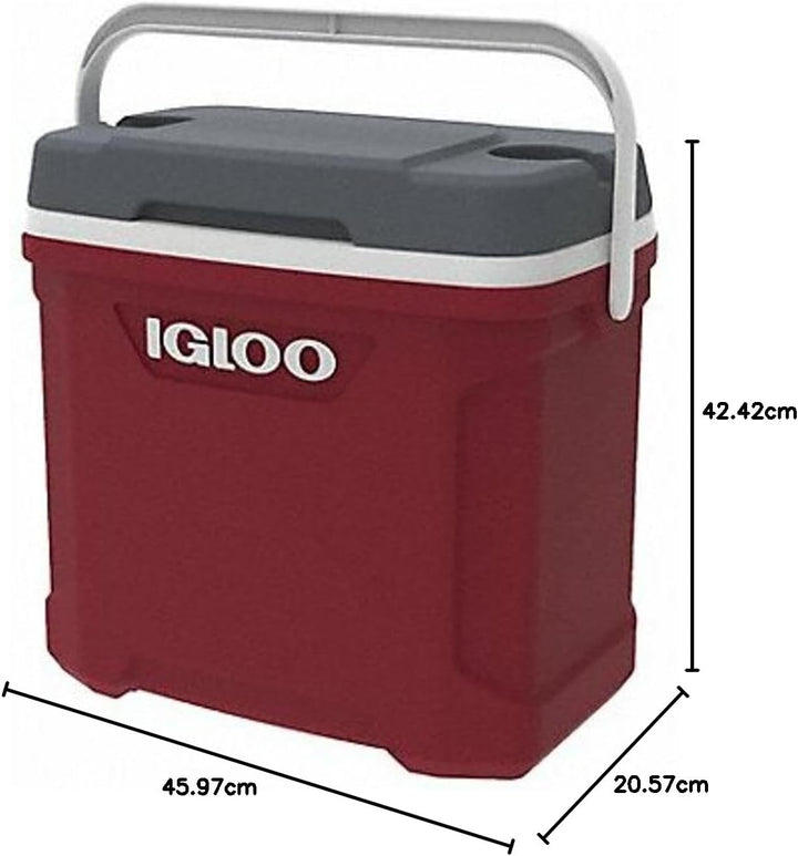 IGLOO Outdoor Latitude 30 Kühlbox 28 Liter Rot, 28 Liter Rot