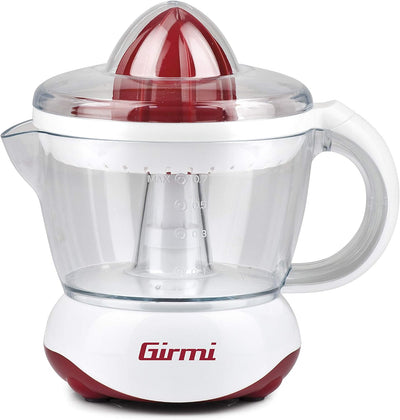 Girmi SR02 Zitruspresse, 25 W, Kunststoff, Weiss/Rot Weiss / Rot, Weiss / Rot