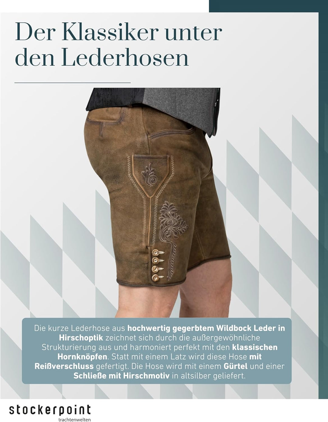 Stockerpoint Herren Hose 46 Havanna Gespeckt, 46 Havanna Gespeckt
