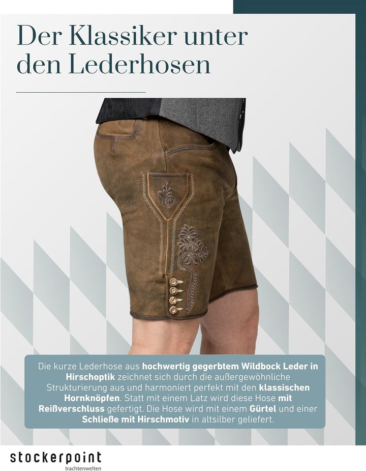 Stockerpoint Herren Hose 46 Havanna Gespeckt, 46 Havanna Gespeckt