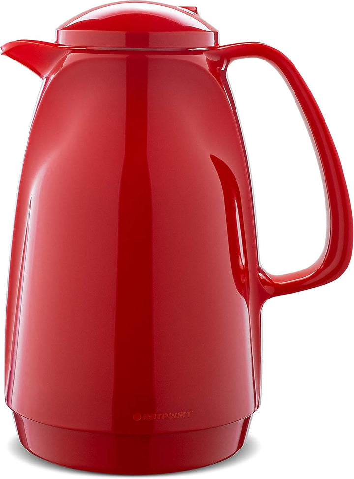 ROTPUNKT Isolierkanne 220 Bella 1,0 l | Zweifunktions-Drehverschluss | BPA Frei- gesundes Trinken |