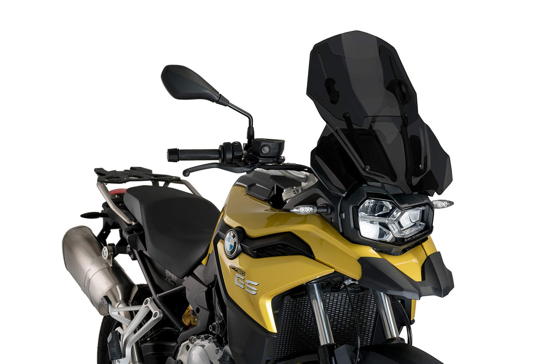 Puig Tourenscheibe Verstellbar 3178F für F750GS 18'-19' Black, Black