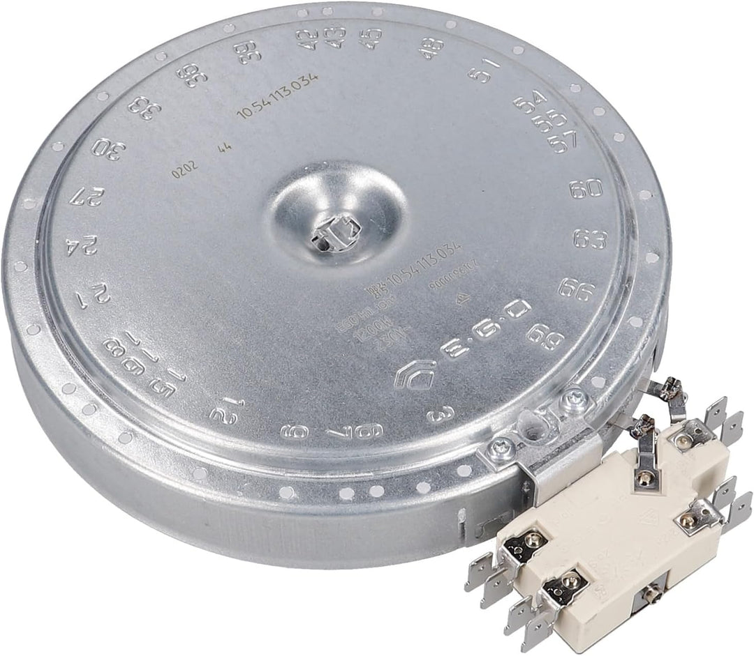 Strahlheizkörper Einkreis Glaskeramikkochfeld 1200W Ø 140mm Ego 1054113034 HiLight-Heizkörper mit Te
