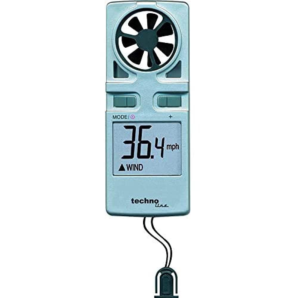 Technoline Windmesser EA 3000, Grau, 3,8 x 1,7 x 9,8 cm