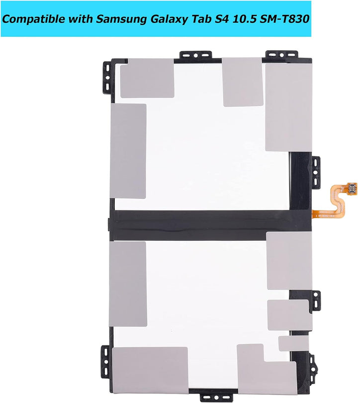 Vvsialeek Akku EB-BT835ABU Für Samsung Galaxy Tab S4 10.5 SM-T830 T835 Series with Toolkit, EB-BT835