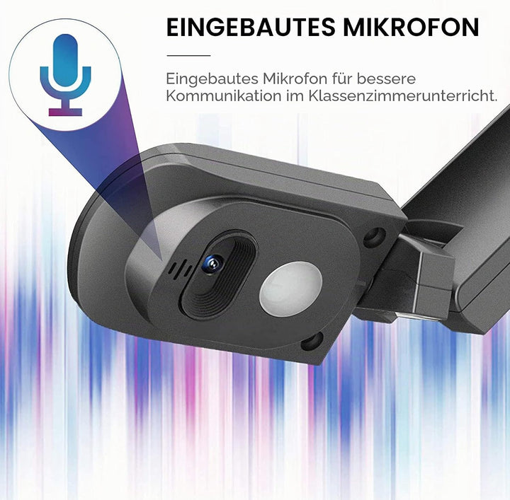 JOYUSING 8MP HD USB Dokumentenkamera für Lehrer mit Licht, Mac, Windows, Chrom kompatibel Hervorrage