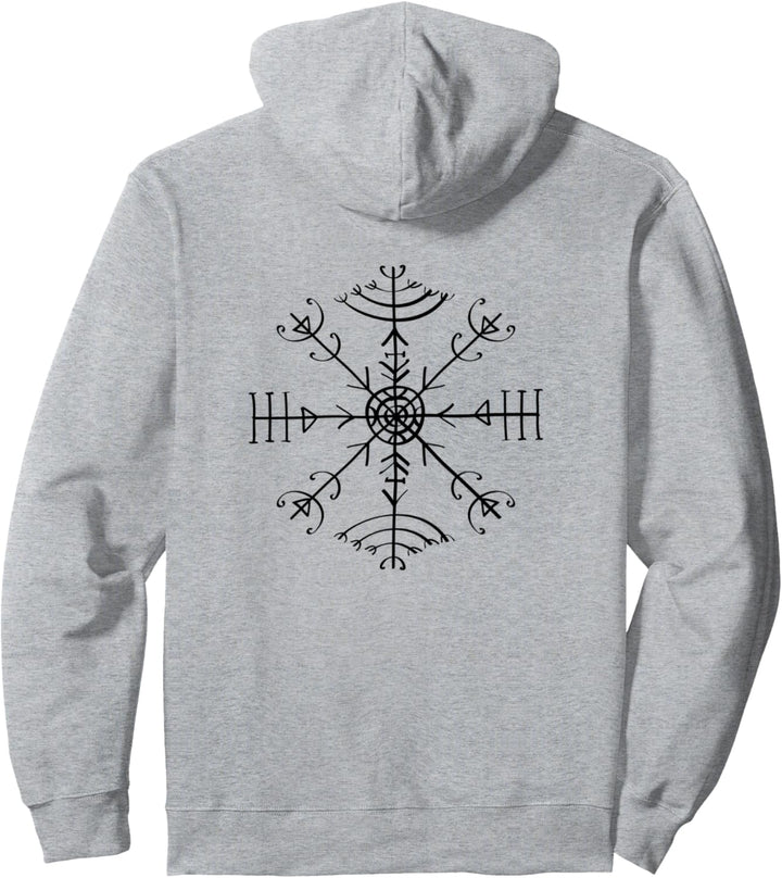 Veldismagn Binde Rune Schutzsymbol Glücksbringer Gesundheit Pullover Hoodie